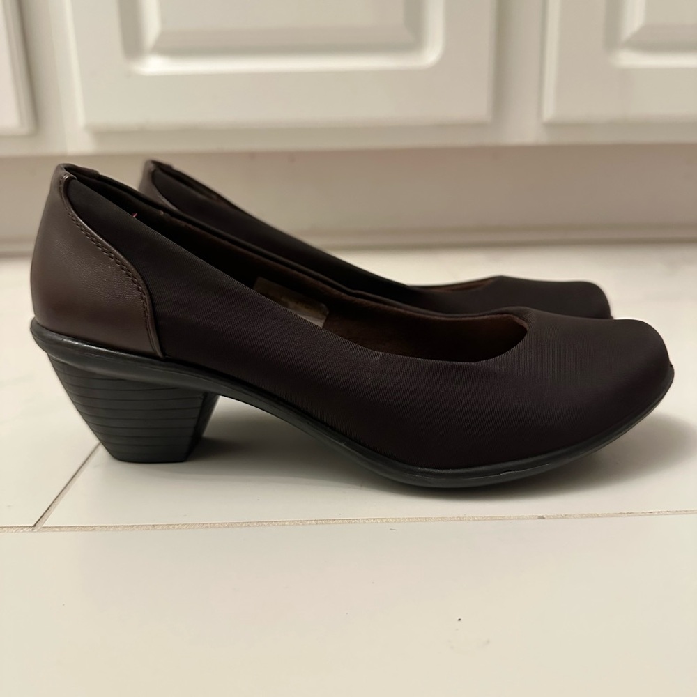 Rasolli Jana Women's Comfort Pumps Heels Shoes Brown Size 8